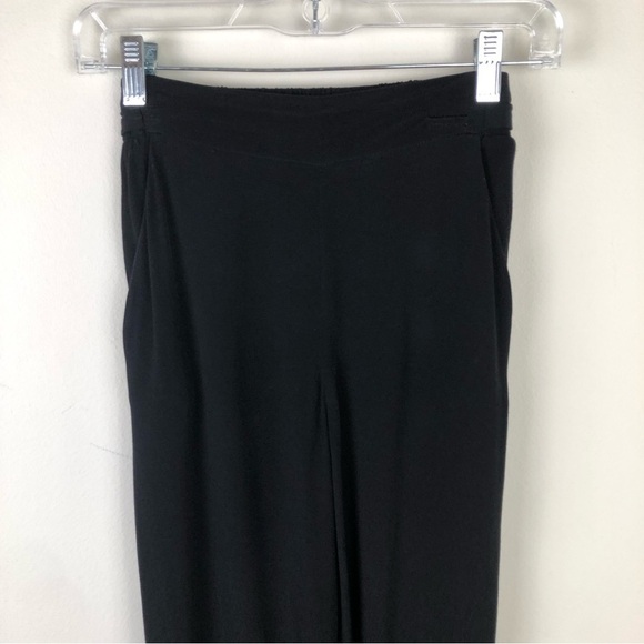 Wilfred Aritzia Faun tie-back cropped black pants size: S - Picture 2 of 11